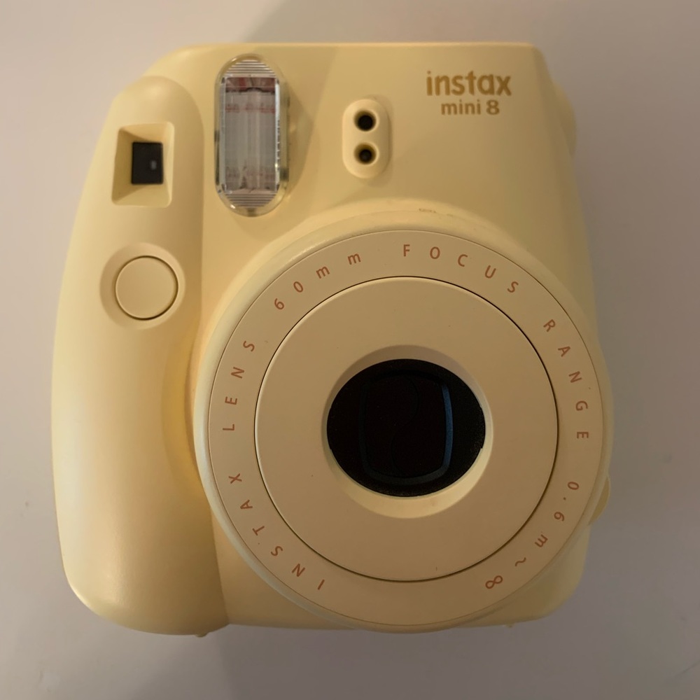 Fujifilm Instax Mini 8 Instant Camera (Yellow) Film not in included